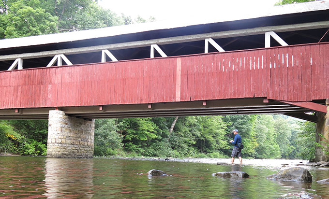 Covered Bridge angler Covered Bridge angler